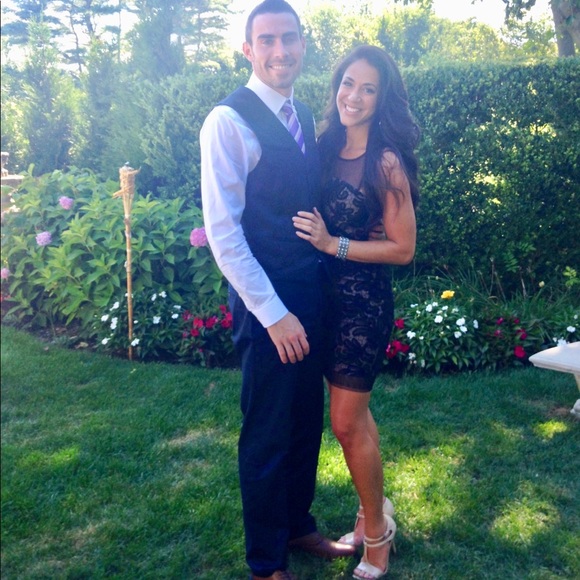 BCBGMAXAZRIA Abigail Embroidered Cocktail Dress - Picture 7 of 8